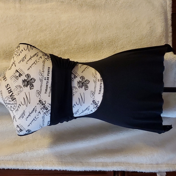 Strapless black top - Picture 2 of 4